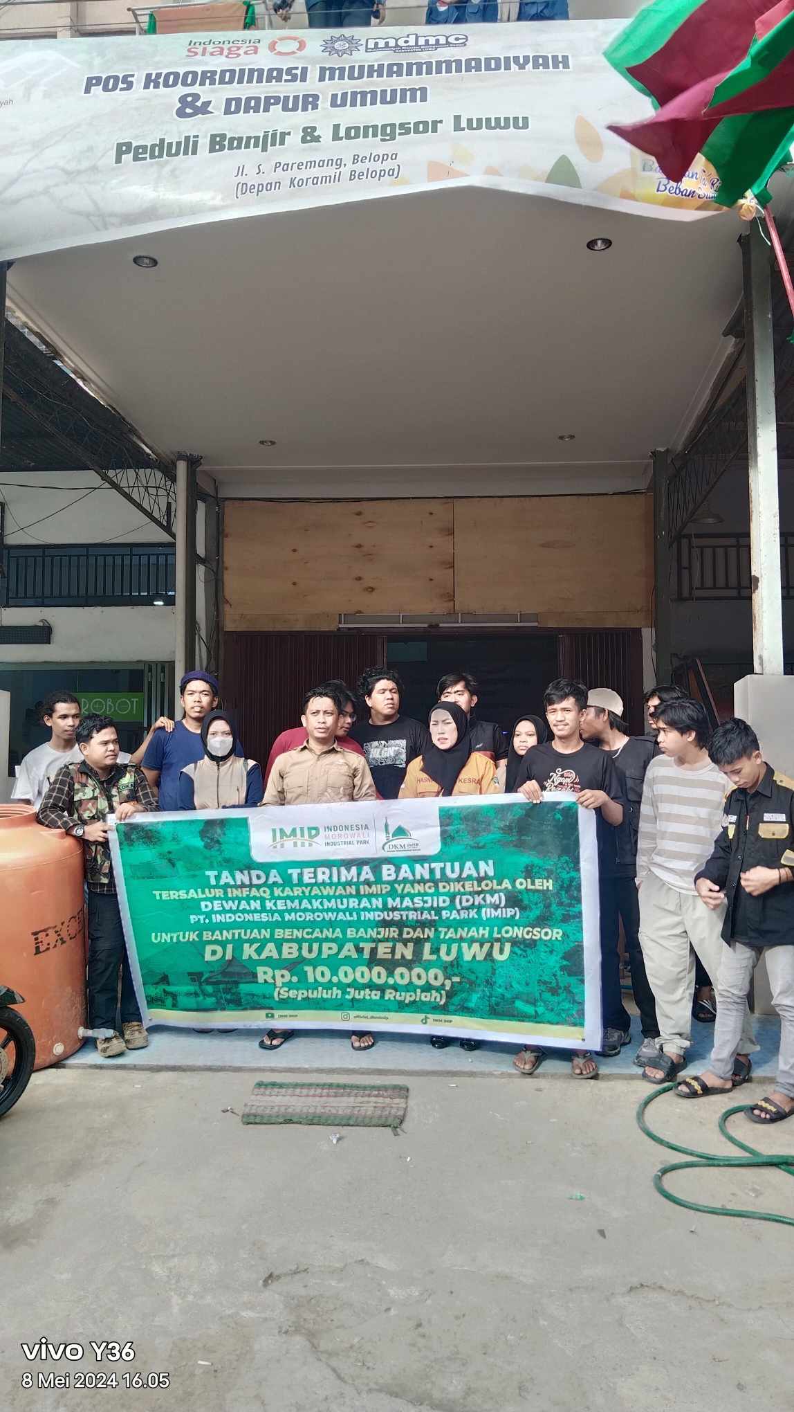 Bantuan Dari DKM PT. IMIP